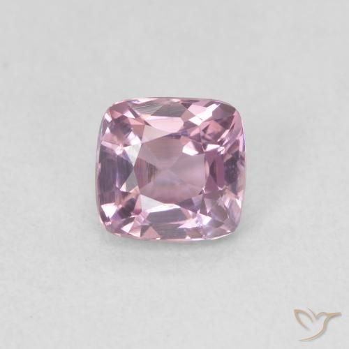 0.62ct Natural Púrpura claro espinela, Forma Cojín, VVS, Photo A