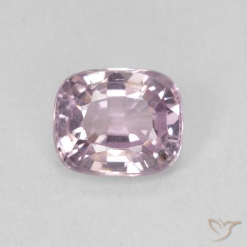 0.73ct Natural Púrpura rosáceo muy claro Espinela, Forma Cojín, VVS-VS