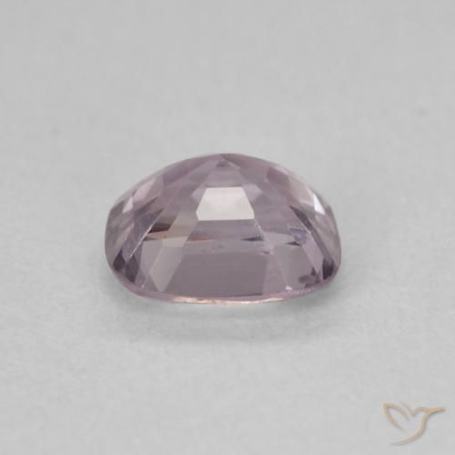 Espinela Púrpura rosáceo gris natural de 0.75 ct, Forma Cojín, VVS-VS