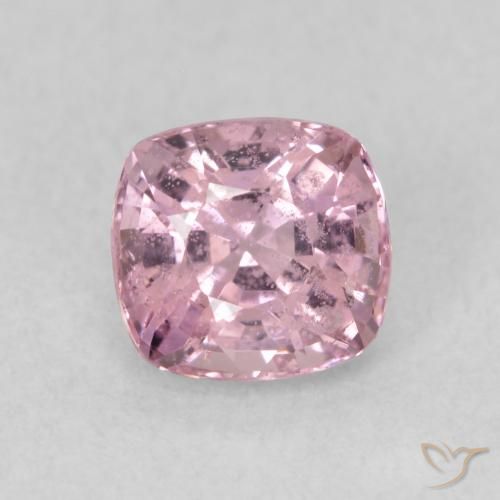 0.84ct Natural Rosado claro espinela, Forma Cojín, VS