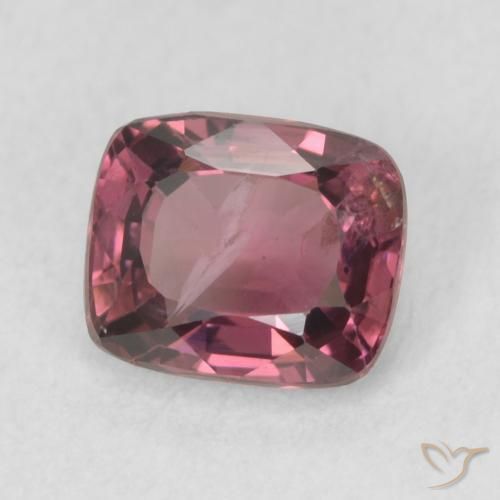 Espinela Púrpura baya natural de 1.00 ct, Forma Cojín, VS