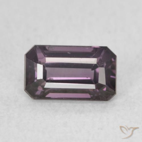 0.64ct Natural Púrpura uva Espinela, corte esmeralda, VVS