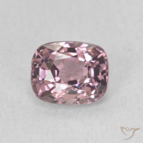 0.75ct Natural Púrpura medio espinela, Forma Cojín, VVS