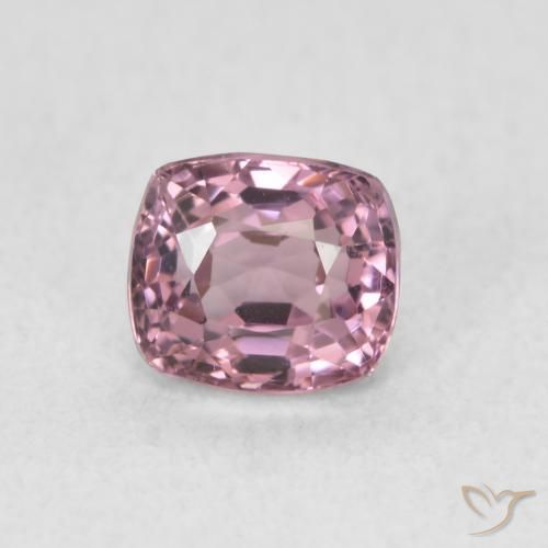 0.76ct Natural Púrpura claro Espinela, Forma Cojín, VVS