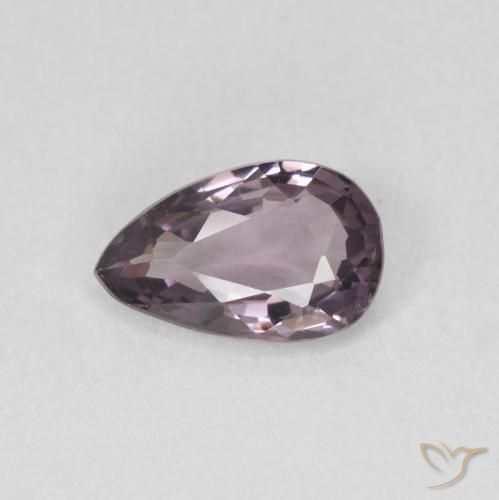 0.96ct Natural Púrpura oscuro Espinela, En forma de pera, VVS-VS, Photo A
