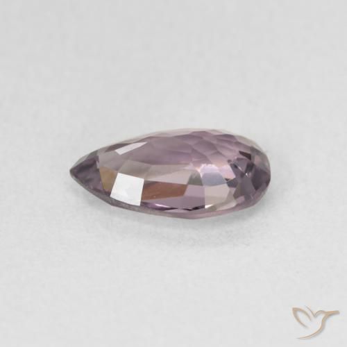 Espinela Púrpura oscuro natural de 0.96 ct, En forma de pera, VVS-VS