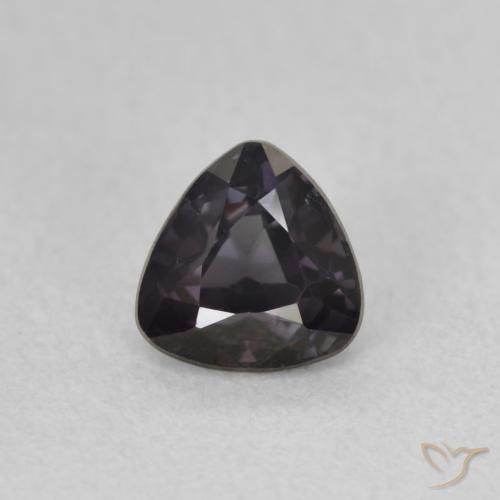 0.60ct Natural Blackish Violet espinela, Trillón, VVS-VS