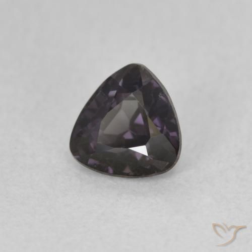 Espinela Blackish Violet natural de 0.60 ct, Trillón, VVS-VS