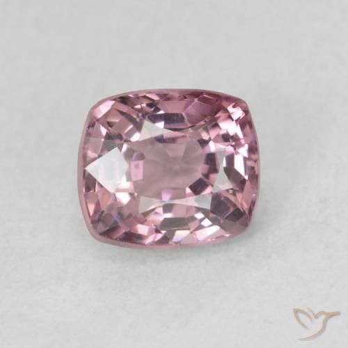 0.86ct Natural Rosado sandía Espinela, Forma Cojín, VVS-VS, Photo A