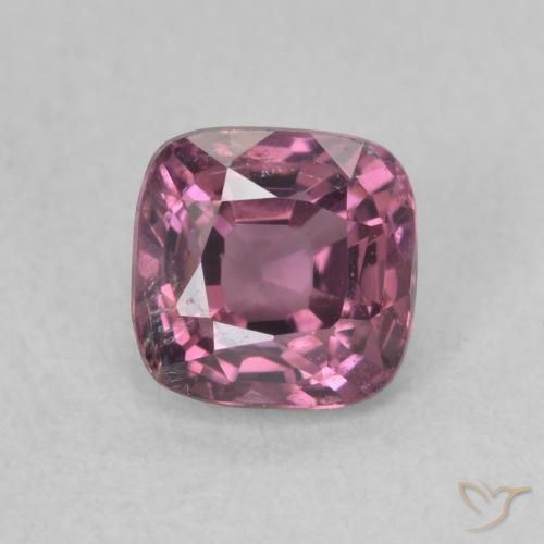 0.88ct Natural Púrpura medio espinela, Forma Cojín, VS, Photo A