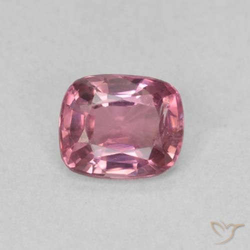 0.50ct Natural Rosado intenso espinela, Forma Cojín, VS, Photo A