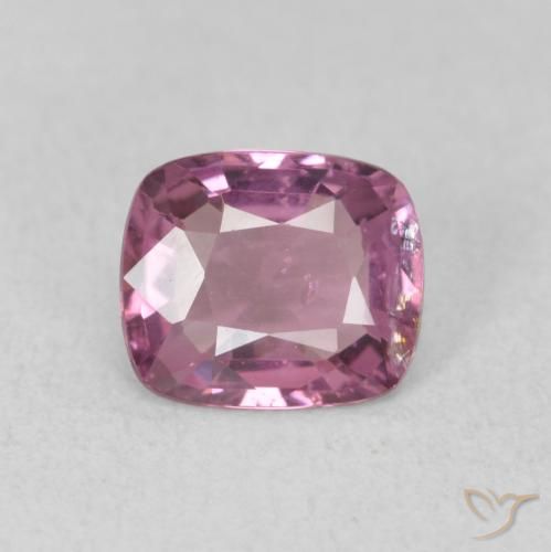 1.17ct Natural Púrpura claro Espinela, Forma Cojín, VS