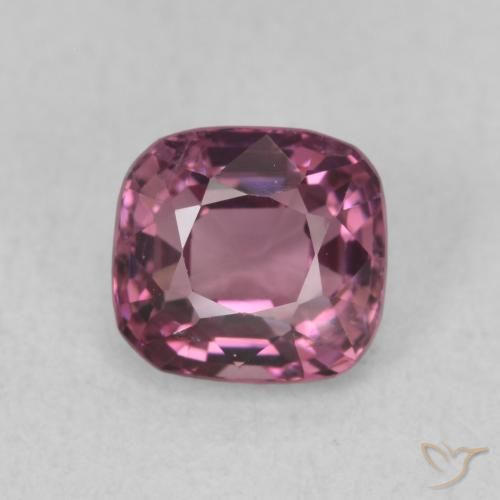 1.35ct Natural Púrpura medio espinela, Forma Cojín, VS