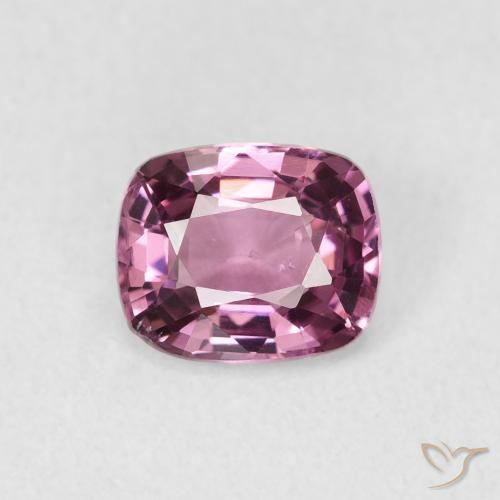 0.93ct Natural Lavanda intenso Espinela, Forma Cojín, VVS-VS