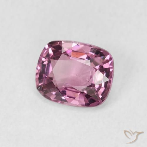 Espinela Lavanda intenso natural de 0.93 ct, Forma Cojín, VVS-VS