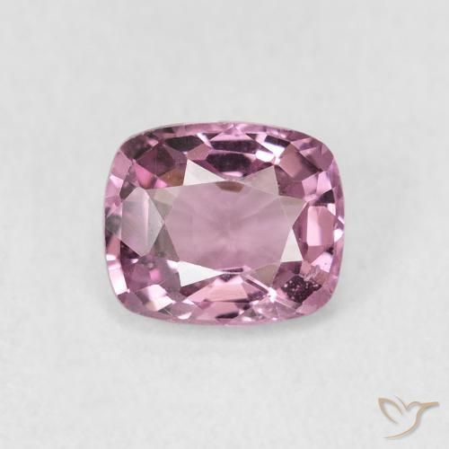 0.92ct Natural Púrpura medio Espinela, Forma Cojín, VS, Photo A