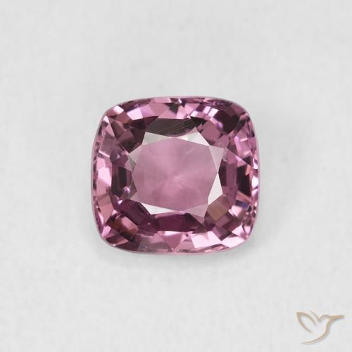 0.84ct Natural Púrpura claro Espinela, Forma Cojín, VS