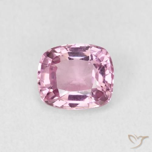 0.96ct Natural Púrpura claro Espinela, Forma Cojín, VS