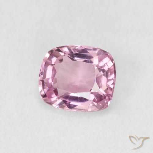 Espinela Púrpura claro natural de 0.96 ct, Forma Cojín, VS
