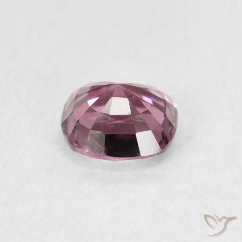 Espinela Púrpura rosáceo claro natural de 1.04 ct, Forma Cojín, VS