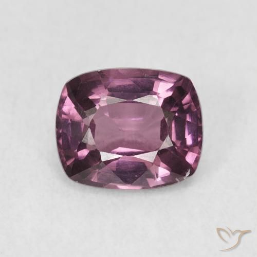 1.24ct Natural Púrpura oscuro espinela, Forma Cojín, VS