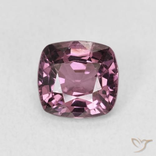1.02ct Natural Púrpura rojizo Espinela, Forma Cojín, VS