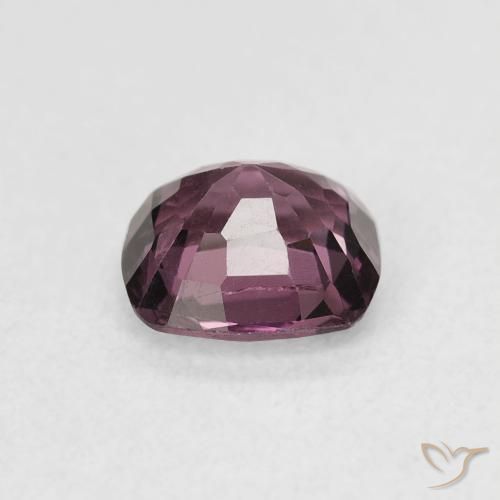 Espinela Púrpura rojizo natural de 1.02 ct, Forma Cojín, VS