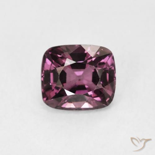 1.09ct Natural Púrpura medio Espinela, Forma Cojín, VVS-VS