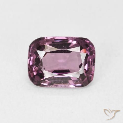 1.16ct Natural Malva púrpura oscuro Espinela, Forma Cojín, VS