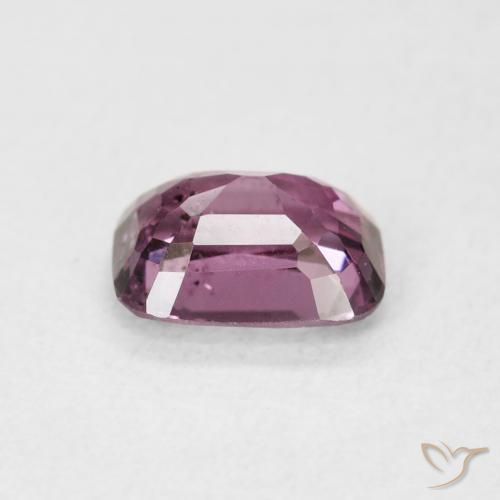 Espinela Malva púrpura oscuro natural de 1.16 ct, Forma Cojín, VS