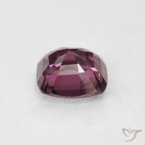 Espinela Medium Dark-Purple natural de 1.01 ct, Forma Cojín, VS
