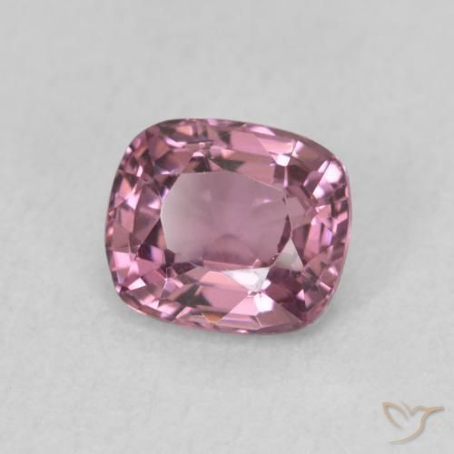 Espinela Púrpura medio natural de 0.99 ct, Forma Cojín, VVS
