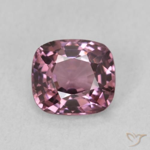 1.13ct Natural Púrpura rosado espinela, Forma Cojín, VVS-VS