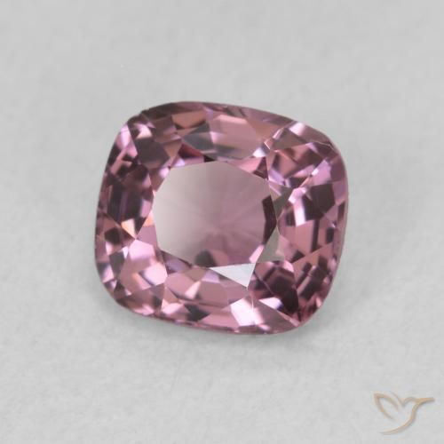 Espinela Púrpura rosado natural de 1.13 ct, Forma Cojín, VVS-VS