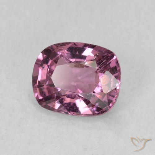 Espinela Medium Dark-Purple natural de 1.00 ct, Forma Cojín, VS