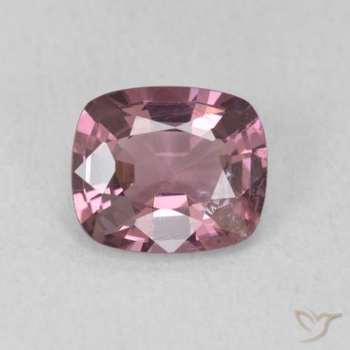 1.14ct Natural Púrpura medio Espinela, Forma Cojín, VS, Photo A