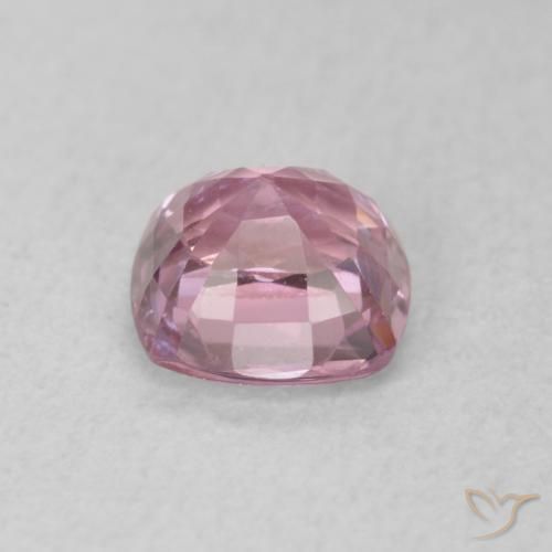 Espinela Rosado Bubblegum natural de 0.86 ct, Forma Cojín, VS