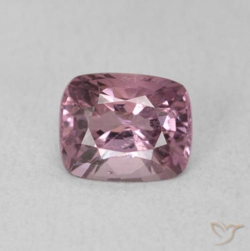 0.96ct Natural Púrpura rosado Espinela, Forma Cojín, VS