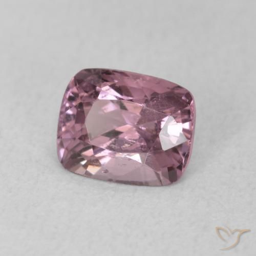 Espinela Púrpura rosado natural de 0.96 ct, Forma Cojín, VS