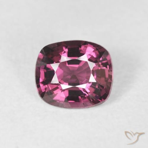 0.92ct Natural Rojo frambuesa espinela, Forma Cojín, VS