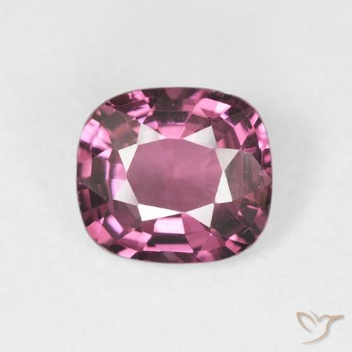 0.95ct Natural Rosa oscuro espinela, Forma Cojín, VS