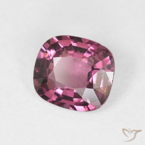 Espinela Rosa oscuro natural de 0.95 ct, Forma Cojín, VS