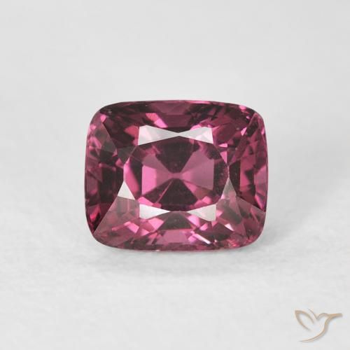 1.03ct Natural Rojo frambuesa espinela, Forma Cojín, VS
