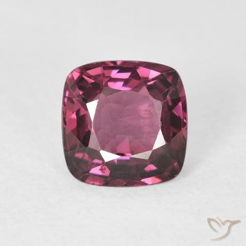 1.07ct Natural Púrpura medio Espinela, Forma Cojín, VS