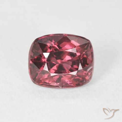 0.98ct Natural Púrpura medio Espinela, Forma Cojín, VS