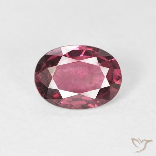 1.04ct Natural Púrpura medio espinela, Ovalada, VS