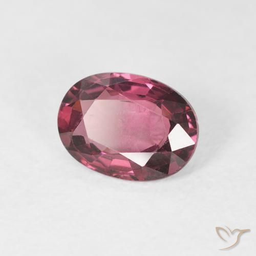 Espinela Púrpura medio natural de 1.04 ct, Ovalada, VS