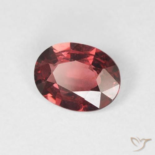 Espinela Magenta intenso natural de 0.86 ct, Ovalada, VS