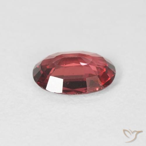 Espinela Magenta intenso natural de 0.86 ct, Ovalada, VS