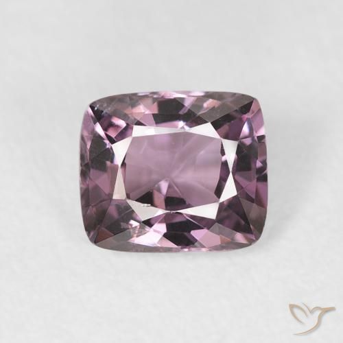 0.95ct Natural Púrpura medio Espinela, Forma Cojín, VS